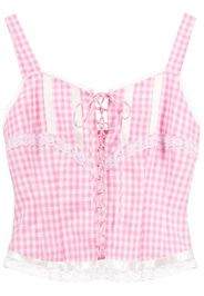 Batsheva Top a quadretti - Rosa