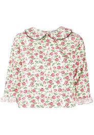 Batsheva Blusa Anise a fiori - Verde