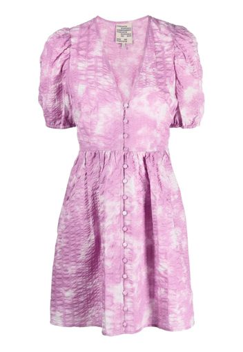 Baum Und Pferdgarten Aela tie-dye seersucker minidress - Rosa