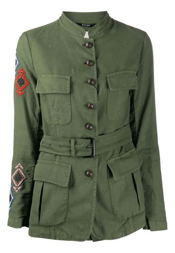 embroidered military jacket