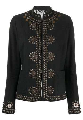 stud embellished jacket