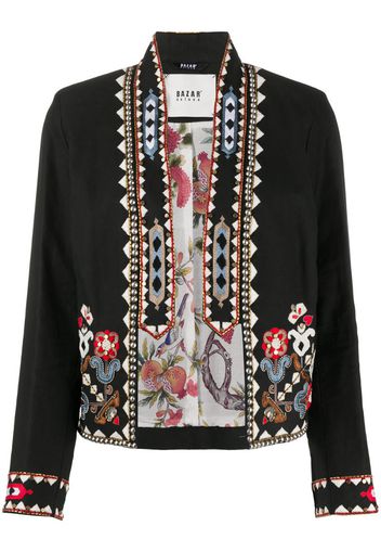 embroidered cropped jacket