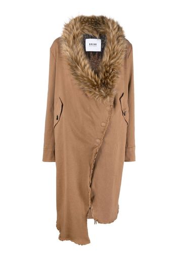 Bazar Deluxe Cappotto asimmetrico - Marrone