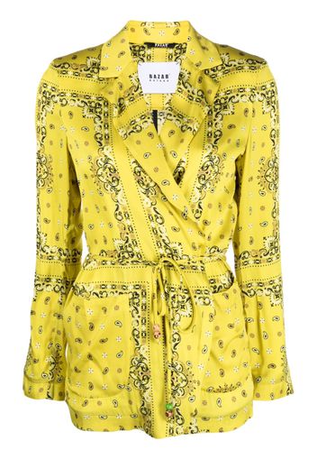 Bazar Deluxe paisley-print blazer - Giallo