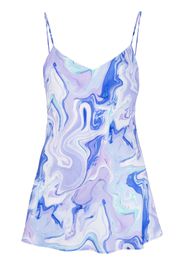 BCBG Max Azria marbled-pattern sleeveless top - Viola