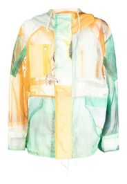 Bed J.W. Ford Parka con design color-block - Bianco