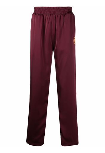 BEL-AIR ATHLETICS Pantaloni con ricamo - Rosso