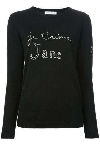 Maglione 'Je t'aime Jane'