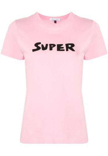 T-shirt con scritta Super