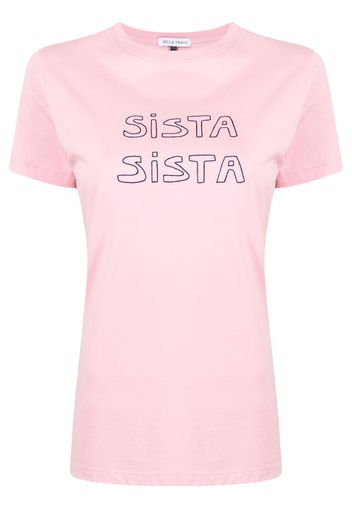 Bella Freud Sista Sista T-shirt - Rosa