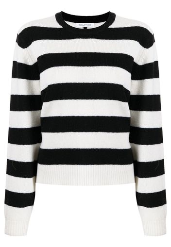 Bella Freud striped-knit jumper - Nero