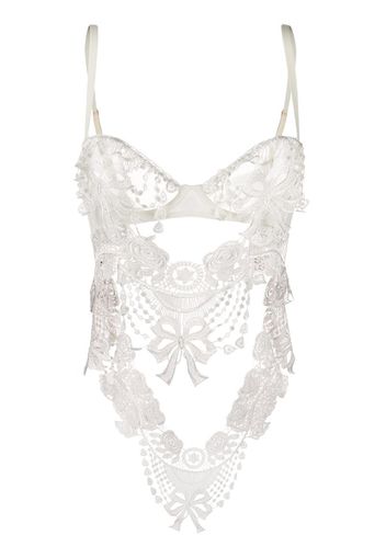 Bisoux lace-detail body