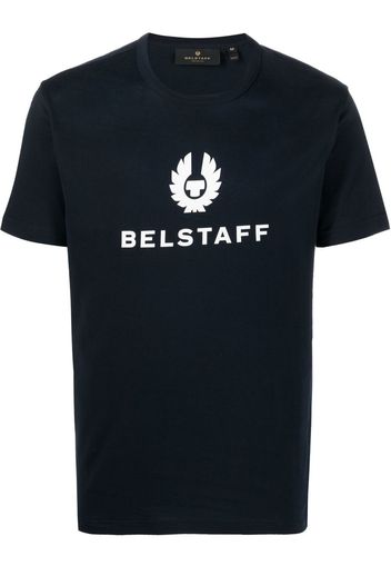 Belstaff logo-print cotton T-shirt - Blu