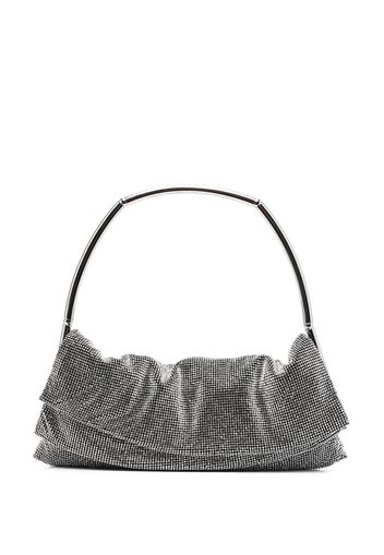 Benedetta Bruzziches crystal-embellished shoulder bag - Argento