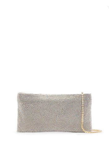 Benedetta Bruzziches crystal-embellished cross body bag - Argento