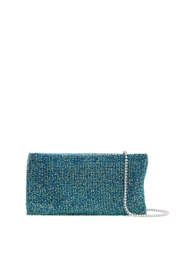 Benedetta Bruzziches Your Best Friend rhinestone clutch bag - Blu