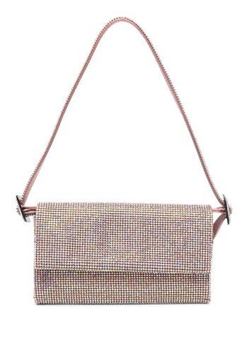 Benedetta Bruzziches Vittissima crystal-embellished shoulder bag - Rosa