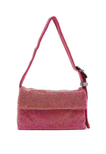Benedetta Bruzziches Vitty La Mignon crystal-embellished shoulder bag - Rosso