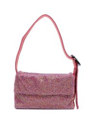 Benedetta Bruzziches crystal-embellishment shoulder bag - Rosa