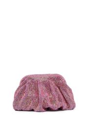 Benedetta Bruzziches crystal-embellishment clutch bag - Rosa