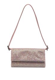 Benedetta Bruzziches Vittissima crystal-embellished shoulder bag - Effetto metallizzato