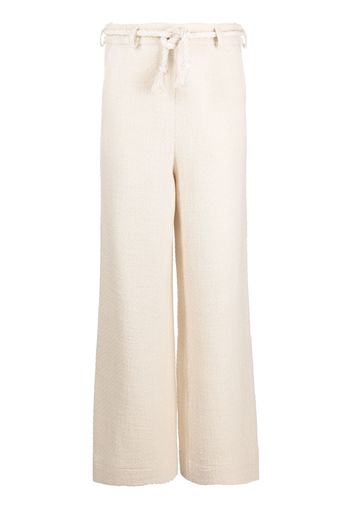 Benjamin Benmoyal Azoul rope-detail trousers - Toni neutri