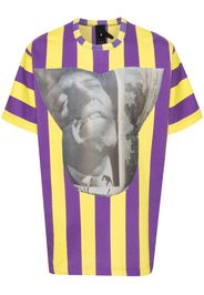 Bernhard Willhelm vertical-striped T-shirt - Giallo