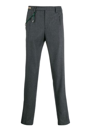 straight-leg tailored trousers