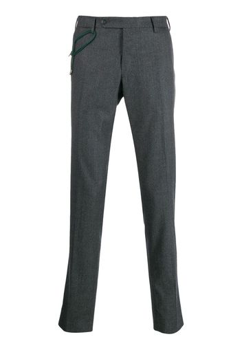 straight-leg tailored trousers