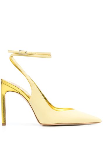 BETTINA VERMILLON Gigi leather pumps - Giallo