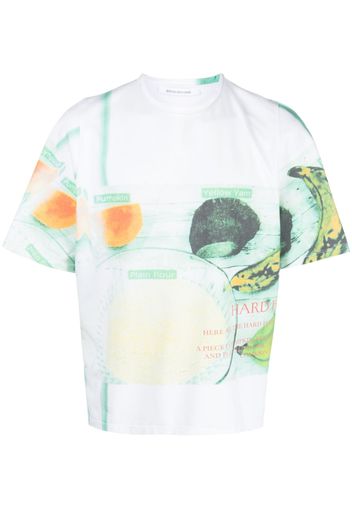 Bianca Saunders T-shirt con stampa - Bianco