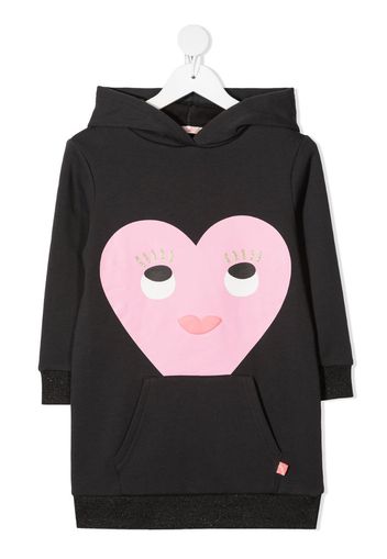 heart cotton hoodie