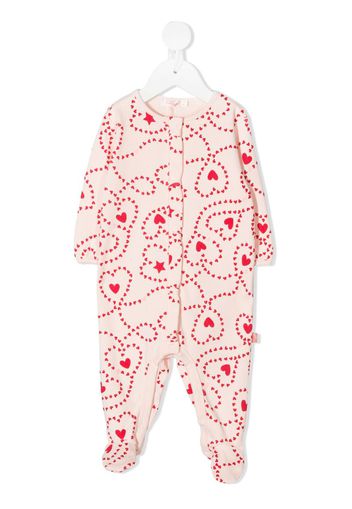 heart-print pyjamas
