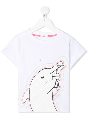 Billieblush T-shirt con stampa - Bianco