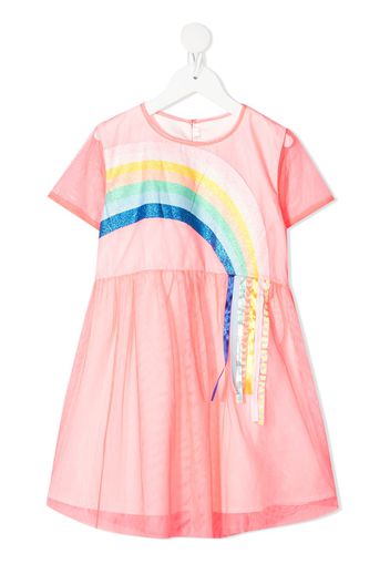 Billieblush rainbow tulle skater dress - Rosa