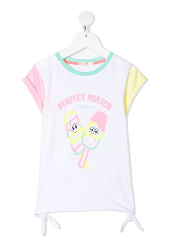 Billieblush Perfect Match ice cream T-shirt - Bianco