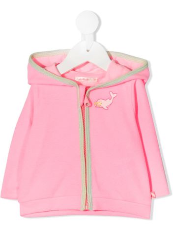 Billieblush embroidered-dolphin cardigan - Rosa