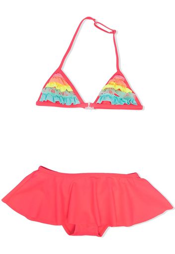 Billieblush ruffle bikini set - Rosa