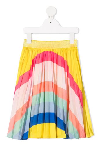 Billieblush bright stripe-print skirt - Giallo