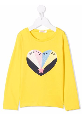 Billieblush T-shirt con stampa - Giallo