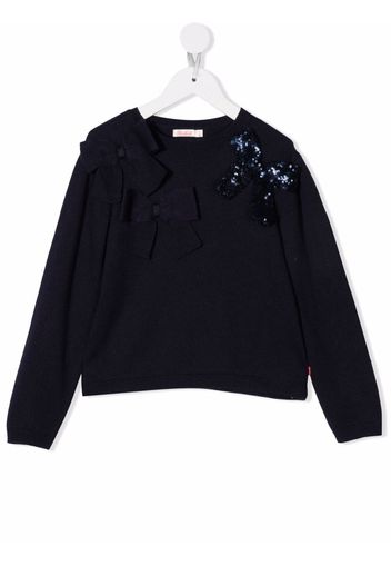 Billieblush bow embellishment sweatshirt