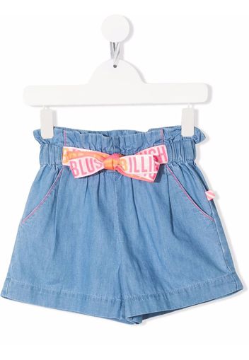 Billieblush Shorts denim con fiocco