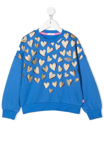 Billieblush heart-print sweatshirt