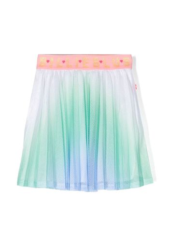 Billieblush pleated mesh mini skirt - Bianco
