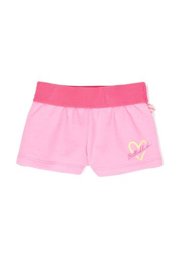 Billieblush logo-print shorts - Rosa