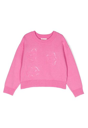 Billieblush Maglione con decorazione - Rosa