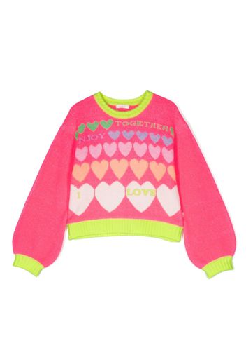 Billieblush Maglione con intarsio - Rosa