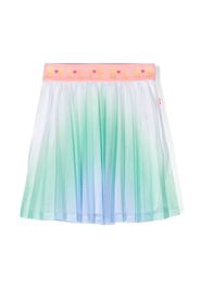 Billieblush pleated mesh mini skirt - Bianco