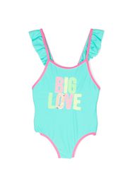 Billieblush Costume intero Big Love con stampa - Verde