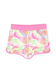 Billieblush pineapple-print bikini shorts - Rosa